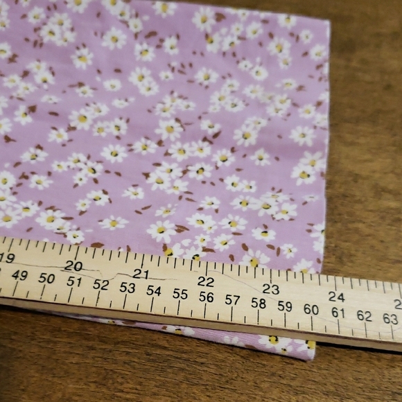 Zara Floral Cropped Flare Lavender Pants Small - Picture 7 of 10